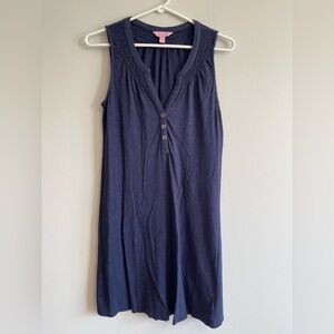 Lilly Pulitzer Navy Sleeveless Dress